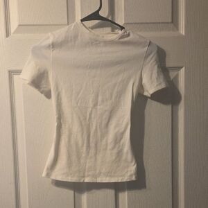 SKIMS White Short Sleeve Tee